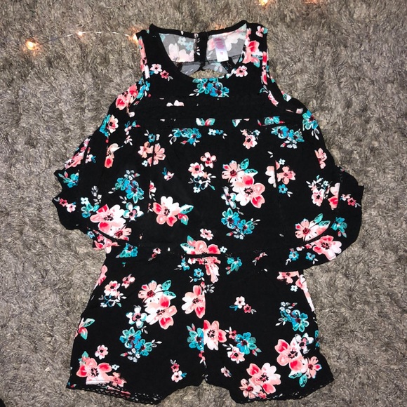 Floral Romper - Picture 1 of 4